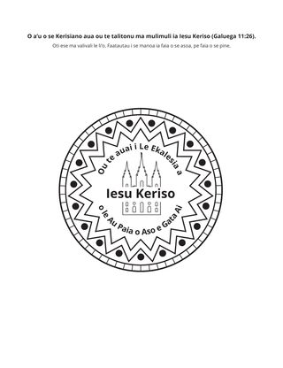 itulau o gaoioiga: O a’u o se tagata Kerisiano aua ou te talitonu ma mulimuli ia Iesu Keriso