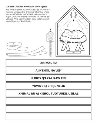 perel re kok’ k’anjel: Li Najter Chaq’rab’ nikinixtzol chirix li Jesus