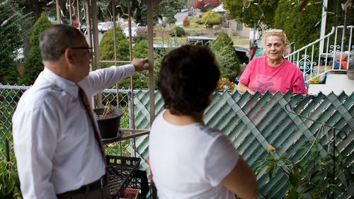 neighbors talking