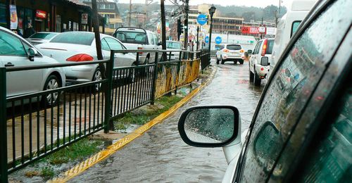 flooded streets