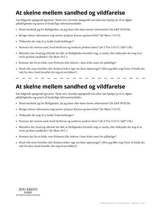 At skelne mellem sandhed og vildfarelse