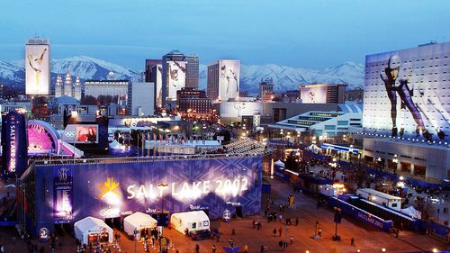 2002 Winter Olympics in Salt Lake City.