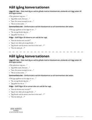 håll igång konversationen