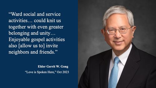 Elder Gerrit W. Gong headshot and quote