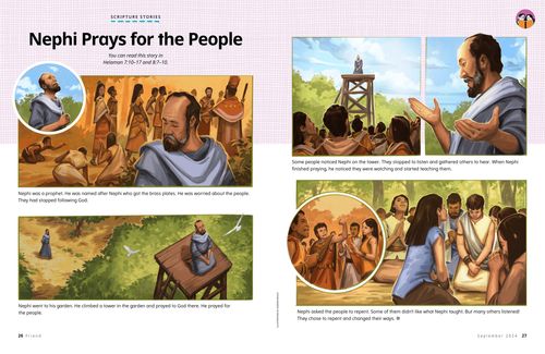 Illustrated scripture story