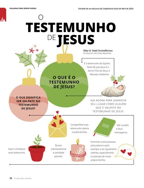 O que é o testemunho de Jesus?