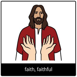 faith, faithful gospel symbol