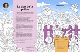 Activité de coloriage de fleurs