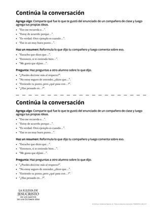 Continuar la conversación