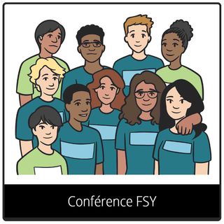 Symbole de l’Évangile pour « conférence FSY »