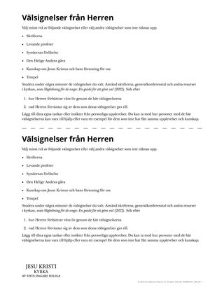 Välsignelser från Herren