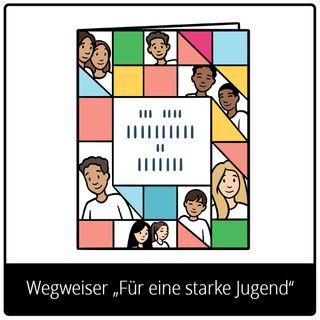 Symbol für Evangeliumsbegriff: Wegweiser „Für eine starke Jugend“