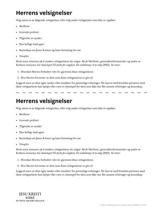 Herrens velsignelser