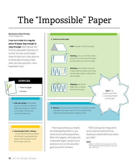 The “Impossible” Paper