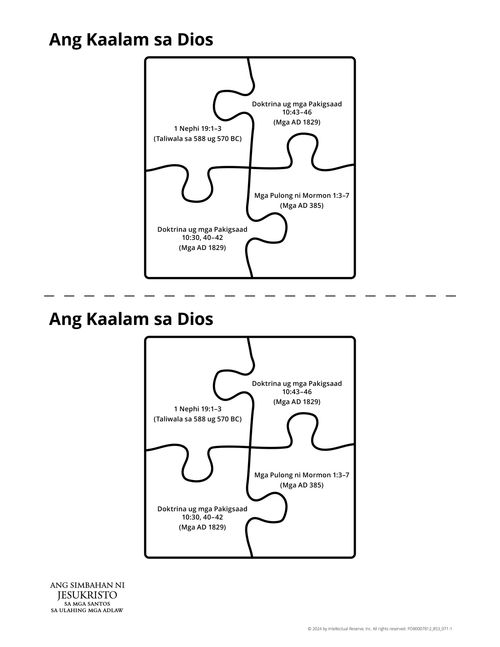 Ang Kaalam sa Dios nga handout