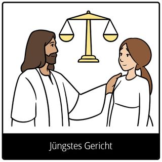 Symbol für Evangeliumsbegriff: Jüngstes Gericht