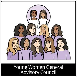 Young Women General Advisory Council gospel symbol