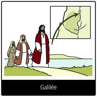 Symbole de l’Évangile pour « Galilée »